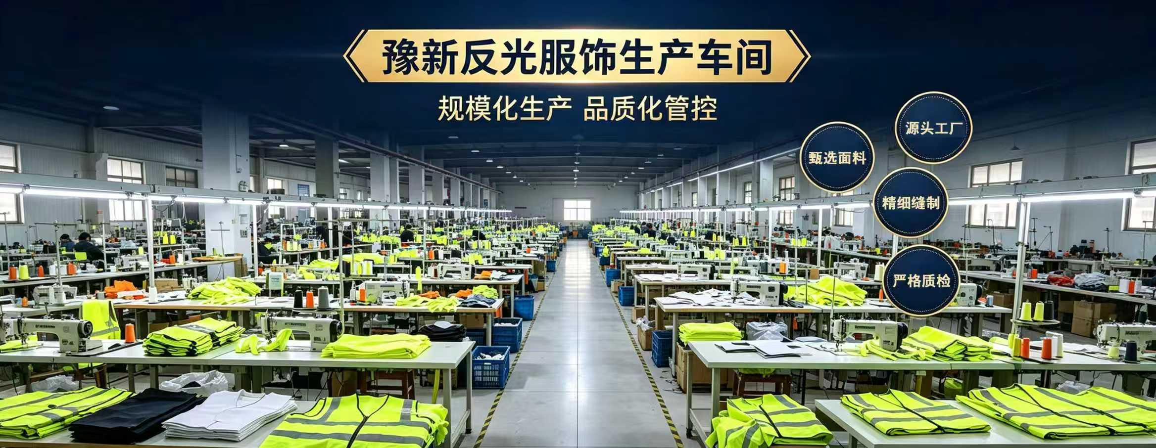 豫新反光服饰-反光背心生产车间